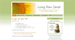 Desktop Screenshot of living-from-center.com